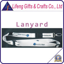 ID Card Woven Custom Lanyards com Apito